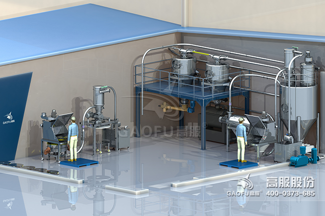 供料系統(tǒng)案例3D圖